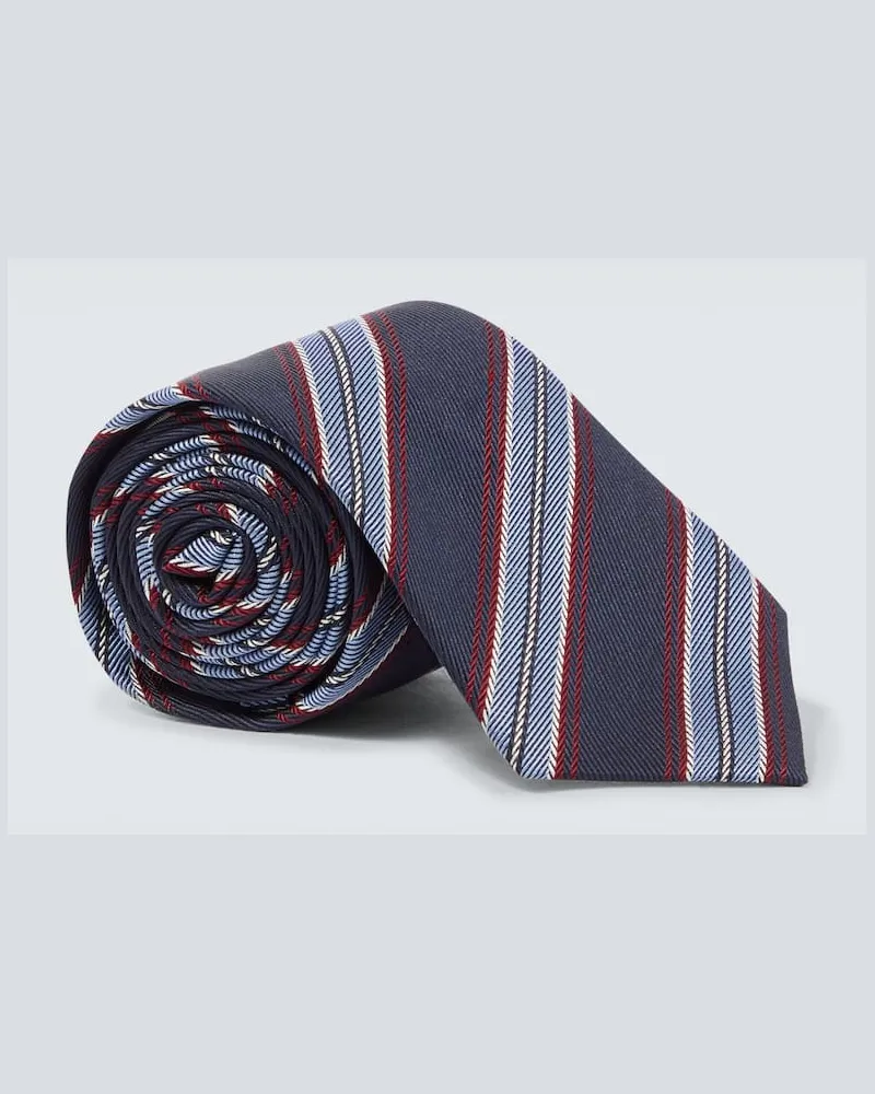 Valentino Garavani Krawatte aus Seiden-Jacquard Blau