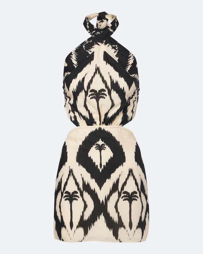 Johanna Ortiz Bedrucktes Minikleid aus Baumwolle Multicolor