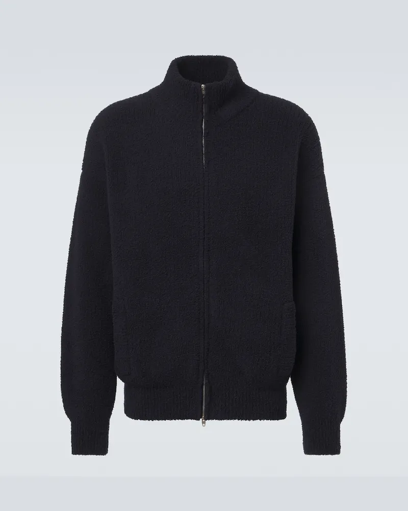 Umit Benan Cardigan Suvretta aus einem Wollgemisch Blau