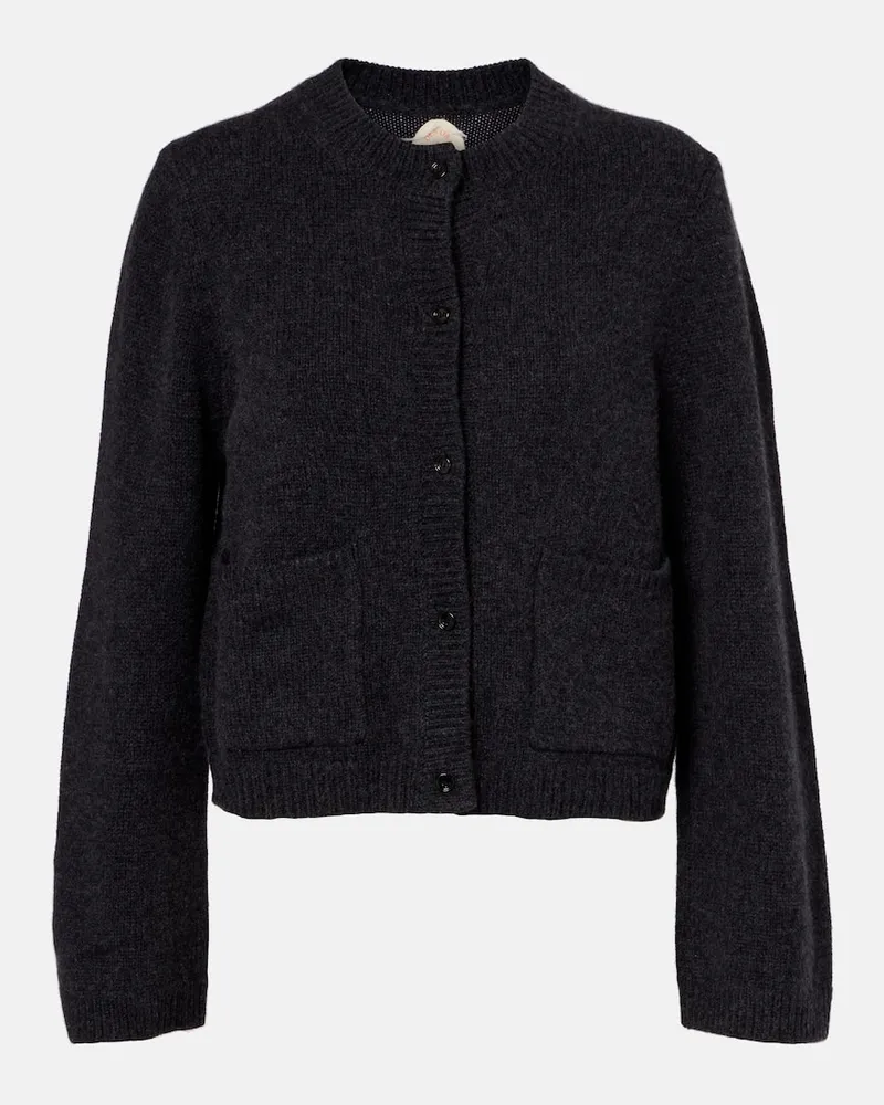 Jardin des Orangers Cardigan aus Wolle und Kaschmir Grau
