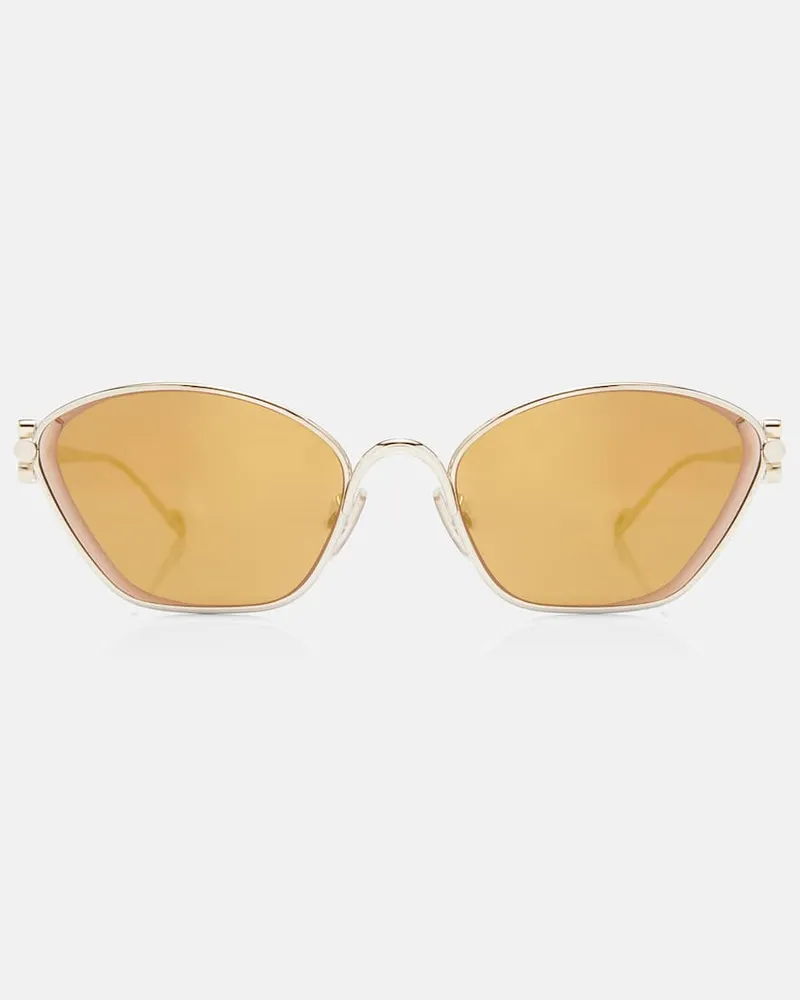Loewe Cat-Eye-Sonnenbrille Anagram Gold