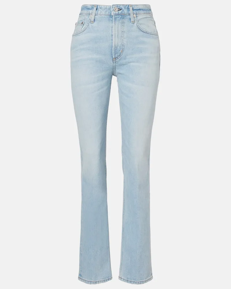 Citizens of humanity High-Rise Straight Jeans Zurie Blau