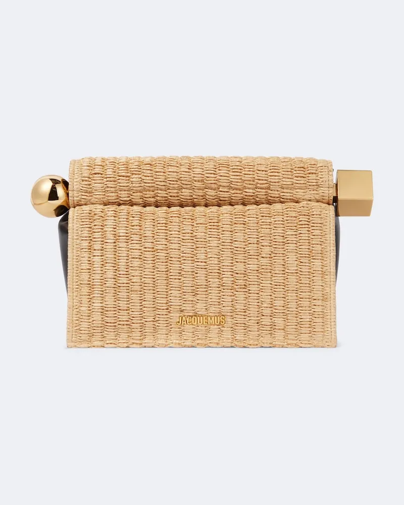 Jacquemus Clutch Rond Carré Neutral