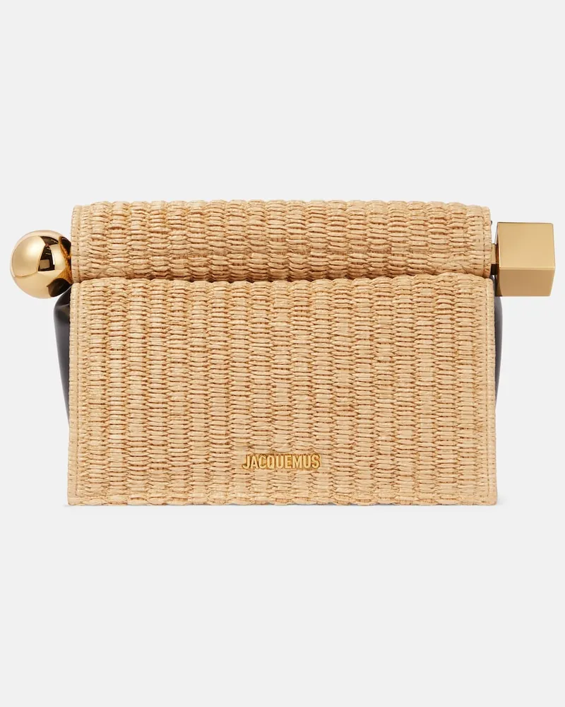 Jacquemus Clutch Rond Carré Neutral