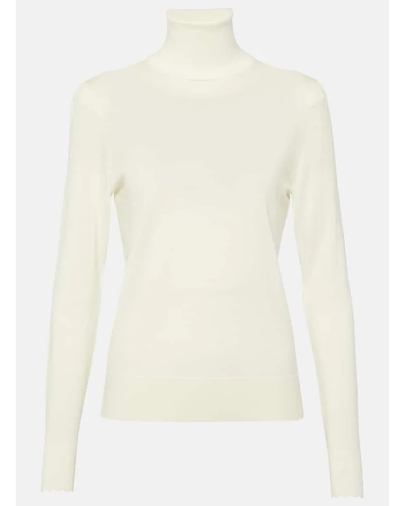 Chloé Chloe Top aus einem Wollgemisch Weiss