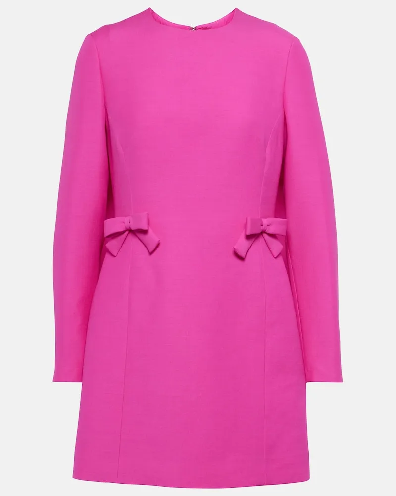 Valentino Garavani Minikleid aus Crepe Couture Rosa