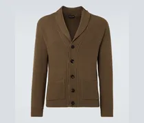 Cardigan aus Wolle und Seide