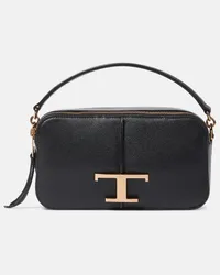 TOD'S Schultertasche T Timeless aus Leder Schwarz