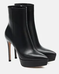 Gianvito Rossi Ankle Boots Dasha aus Leder Schwarz