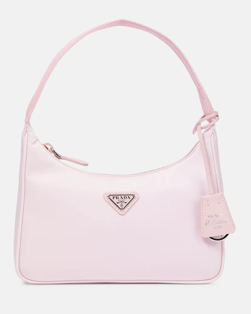 Prada Schultertasche Re-Edition 2000 Mini Rosa