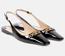 Slingback-Ballerinas Whitney aus Lackleder