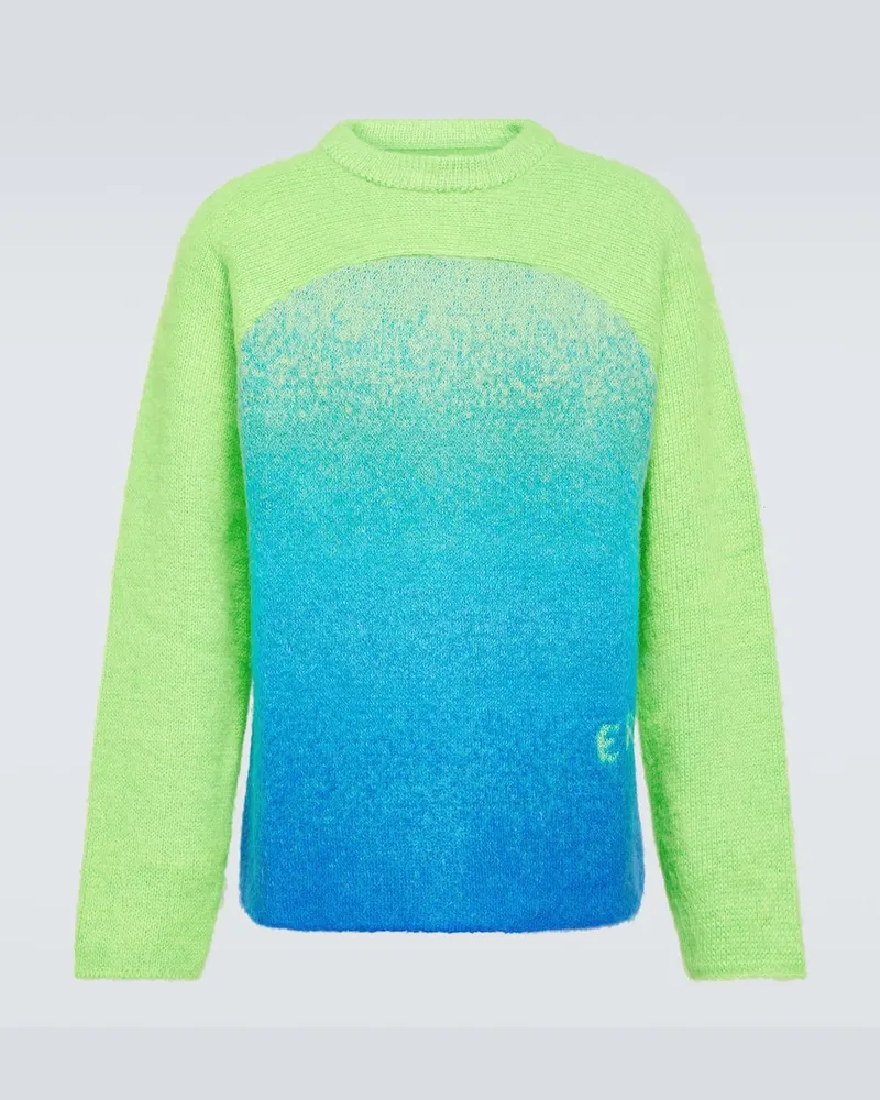 ERL Pullover aus einem Mohairgemisch Grün