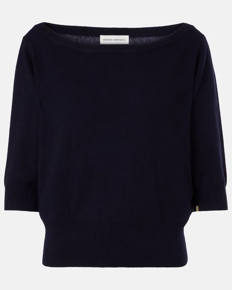 extreme cashmere Top Marianne aus Kaschmir Schwarz