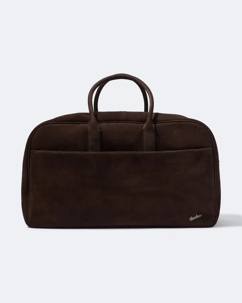 Borsalino Weekender Keep All Large aus Leder Braun