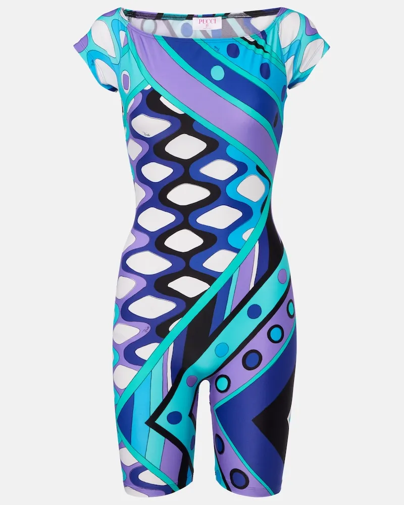 Emilio Pucci Jumpsuit Vivara Blau