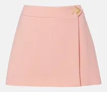 Minirock VGold aus Crêpe