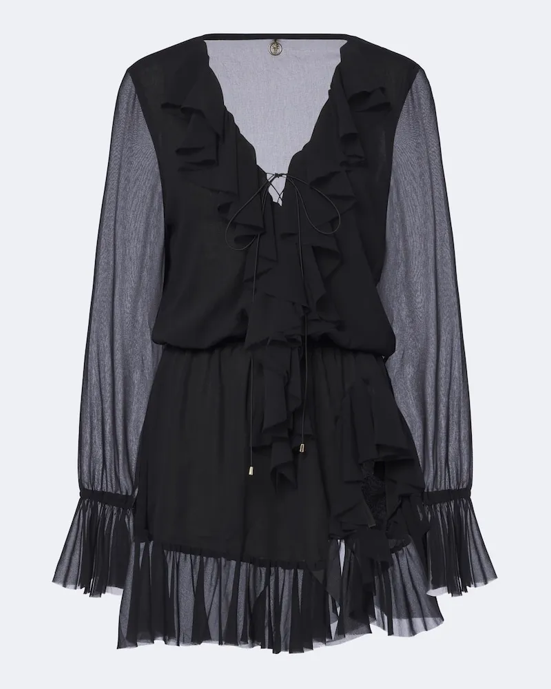 BANANHOT Minikleid Bellen Schwarz