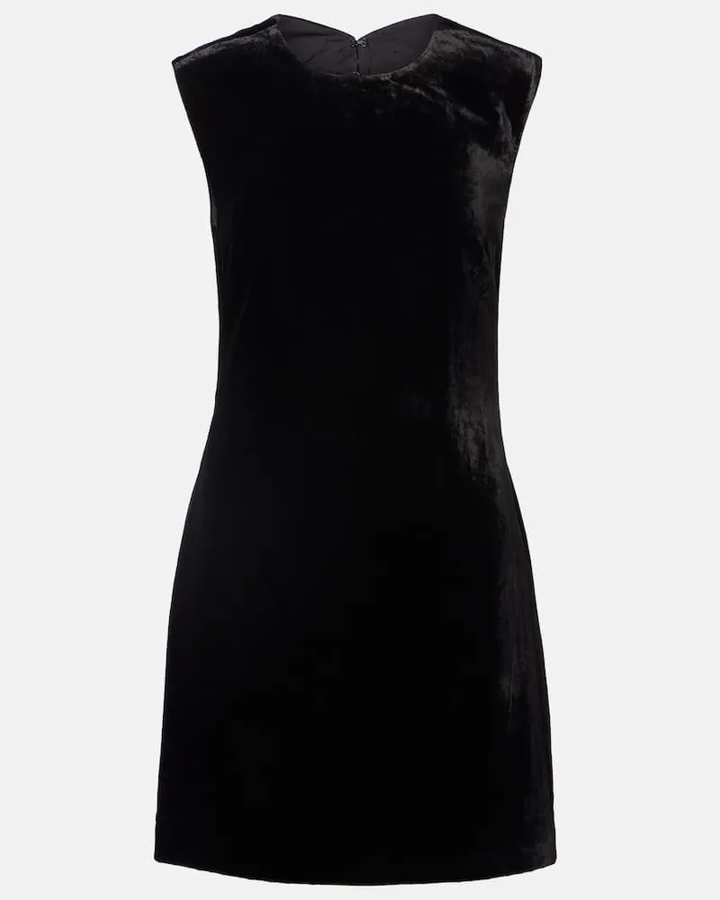 Veronica Beard Minikleid Svetlana aus Samt Schwarz