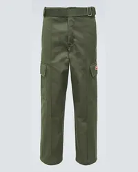 Kenzo Mid-Rise-Cargohose aus Baumwolle Gruen