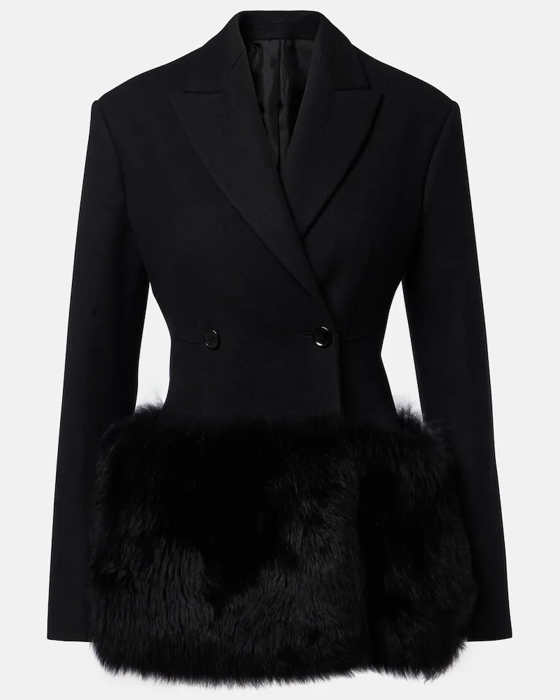 Alaïa Alaïa Blazer aus Wolle Schwarz