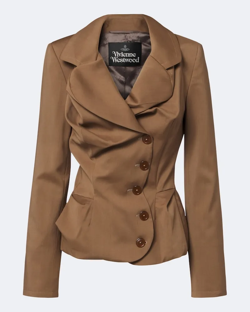 Vivienne Westwood Jacke aus Schurwolle Braun