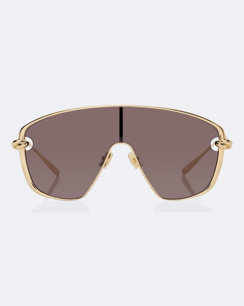 Bottega Veneta Sonnenbrille Knot Gold