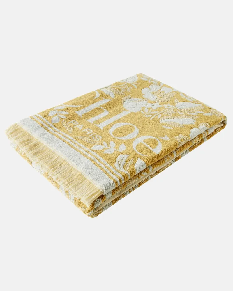 Chloé Chloé Strandhandtuch Chloé Plage Gelb