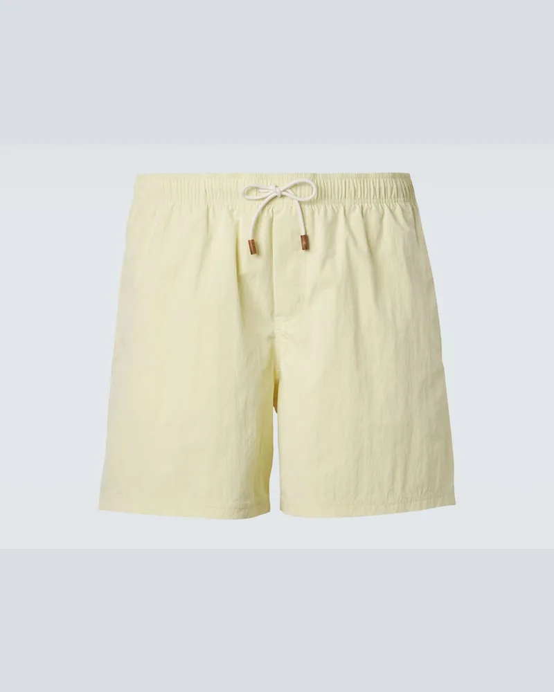 Umit Benan Badeshorts Antibes Gelb