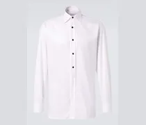 Smokinghemd aus Baumwollpopeline