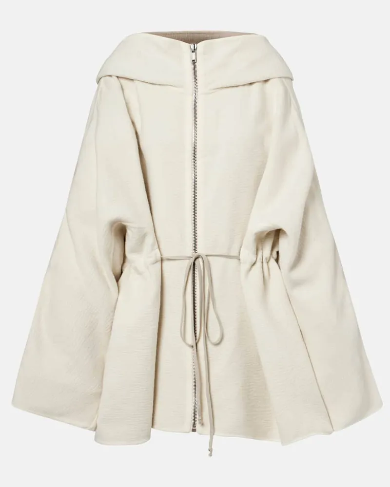 Rick Owens Jacke aus Kamelhaar und Wolle Weiß