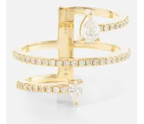 Persee Ring Hera aus 18kt Gelbgold mit Diamanten