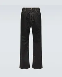 Marni Low-Rise Straight Jeans Schwarz