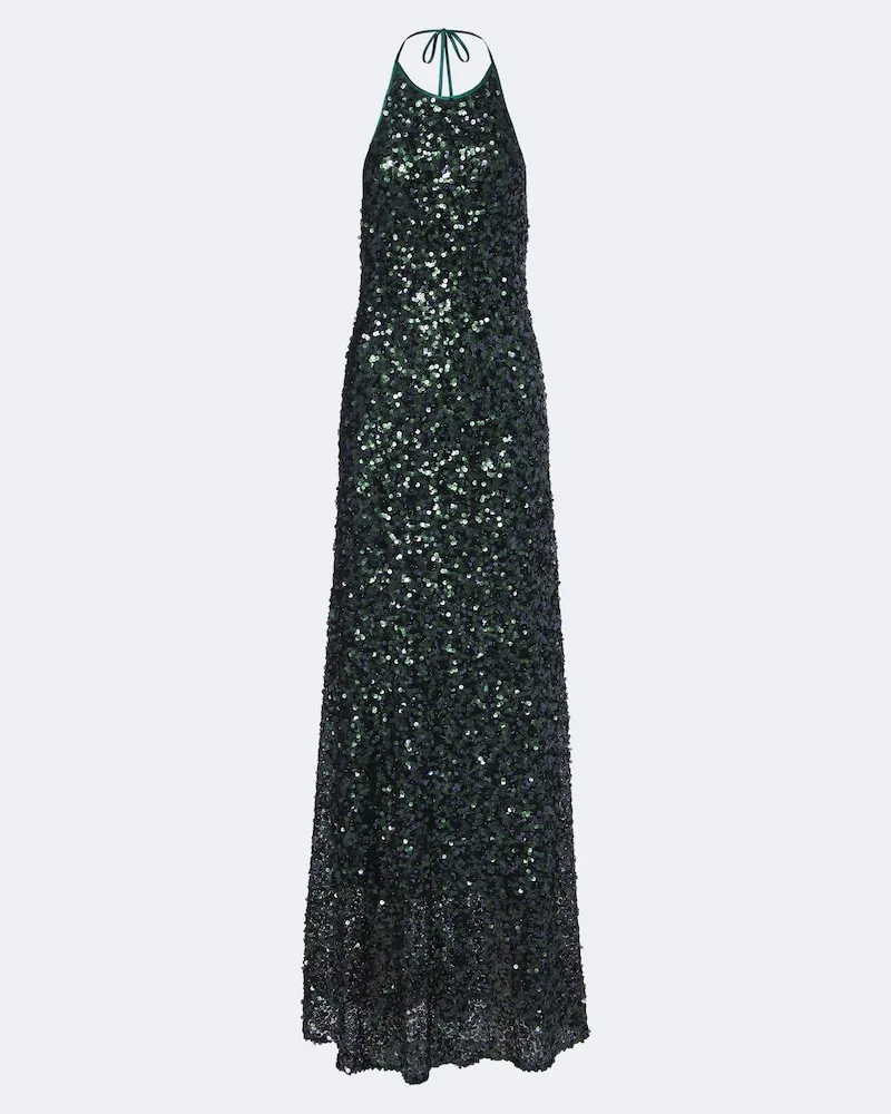 Christopher Esber Robe mit Pailletten Grün