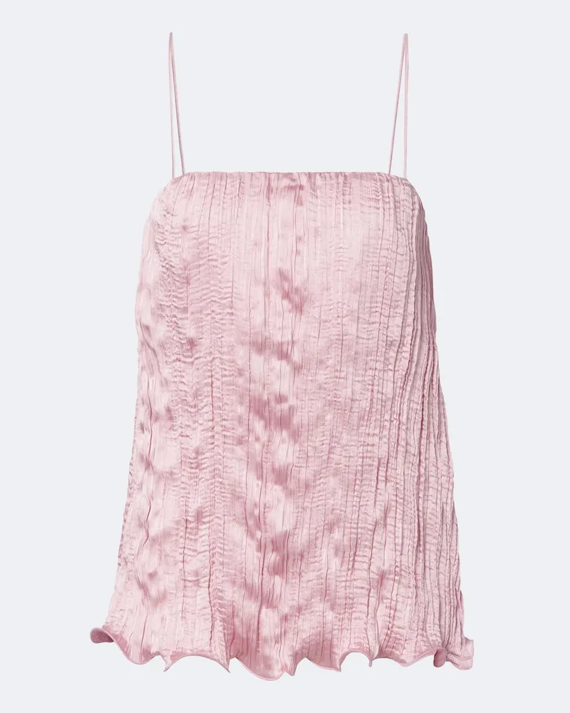 Posse Top Esme aus Satin Rosa