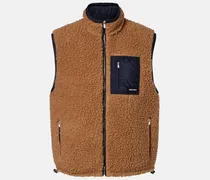 Daunenweste aus Teddyfleece