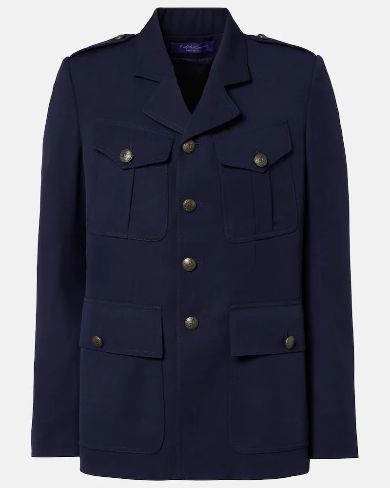 Ralph Lauren Jacke aus Wolle Blau