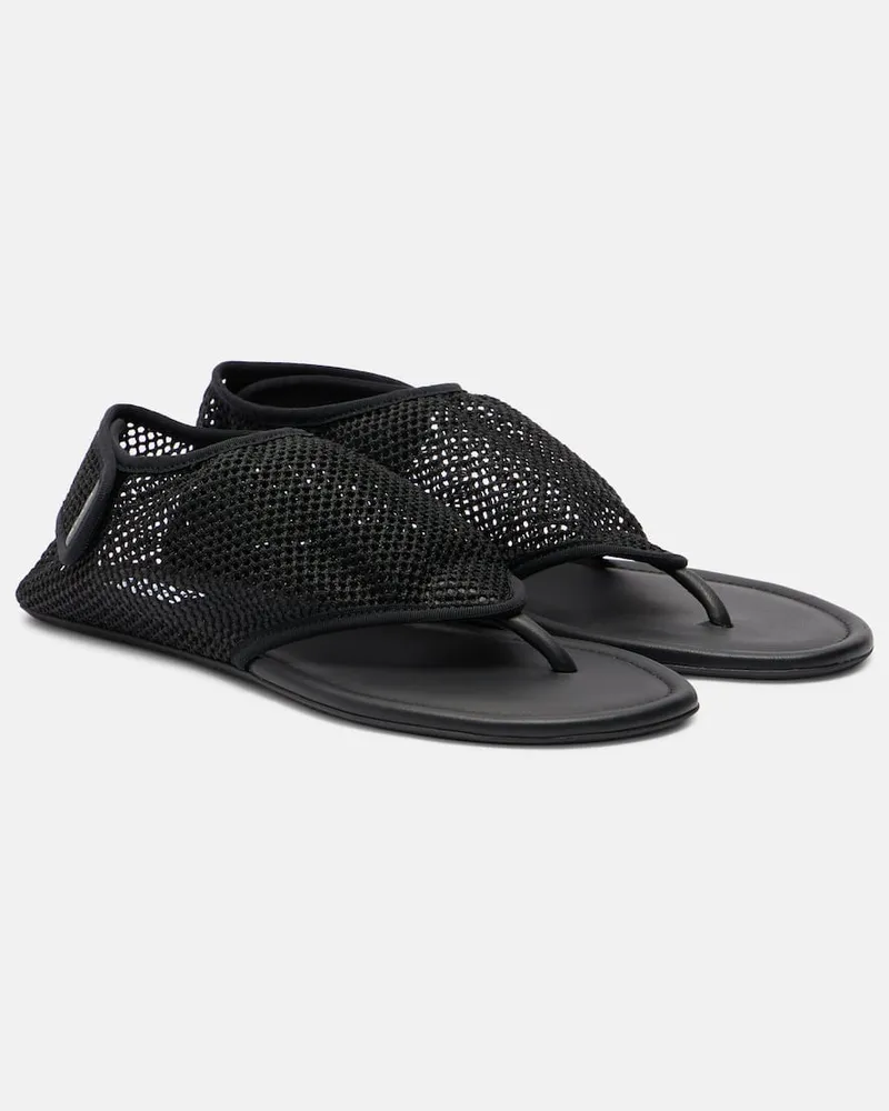 Alaïa Alaïa Sandalen aus Mesh Schwarz