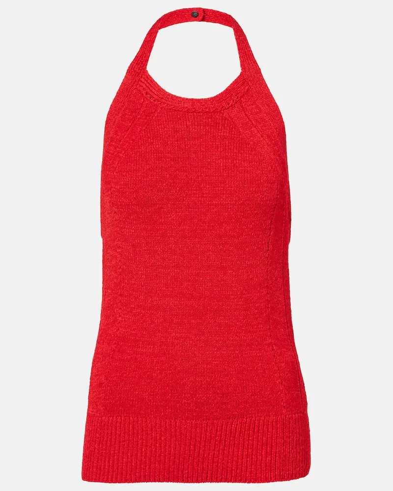 Proenza Schouler Top Leona aus Strick Rot
