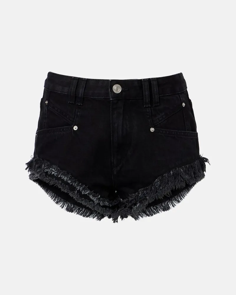 Isabel Marant Jeansshorts Eneidala Schwarz