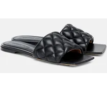 Pantoletten Padded aus Leder