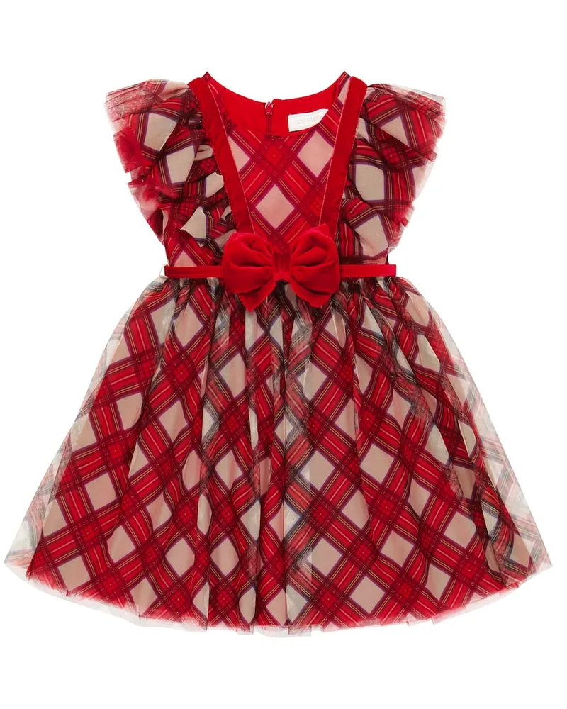 Monnalisa Kleid aus Tüll Rot