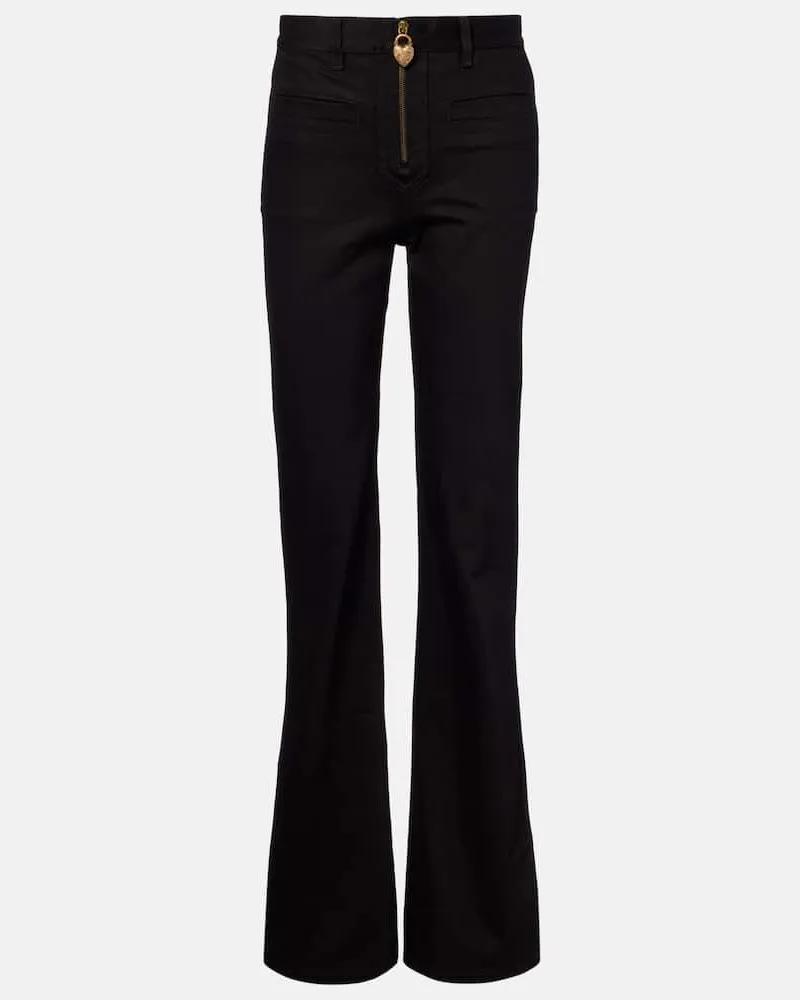Chloé Chloé High-Rise Slim Jeans Schwarz