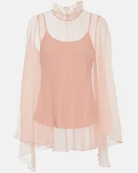 Max Mara Bridal Bluse Maniero Pink