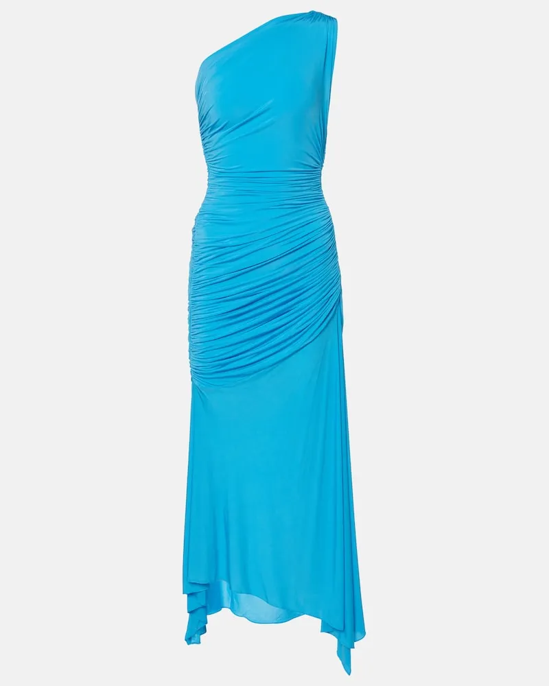 Alex Perry Cocktailkleid aus Jersey Blau