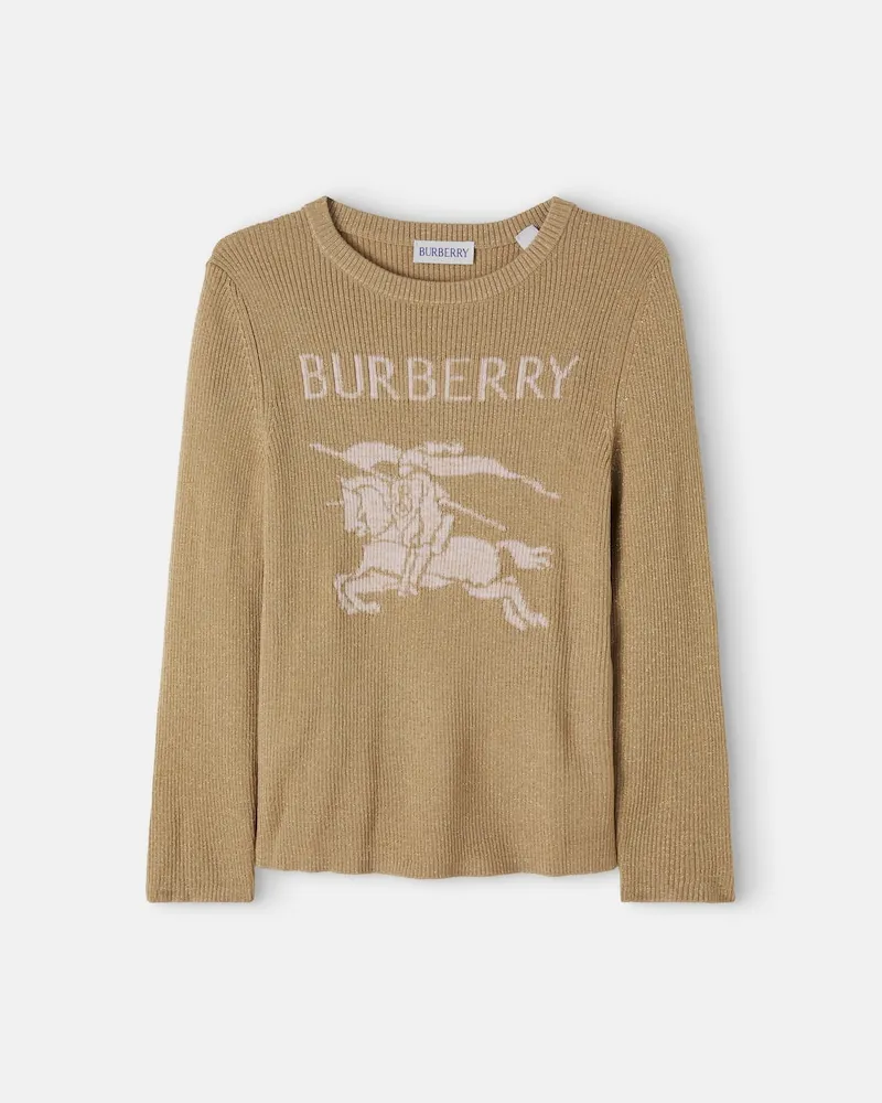 Burberry Pullover EKD aus einem Wollgemisch Gold