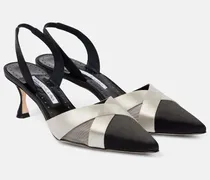 Slingback-Pumps Oyounasli 50 aus Satin