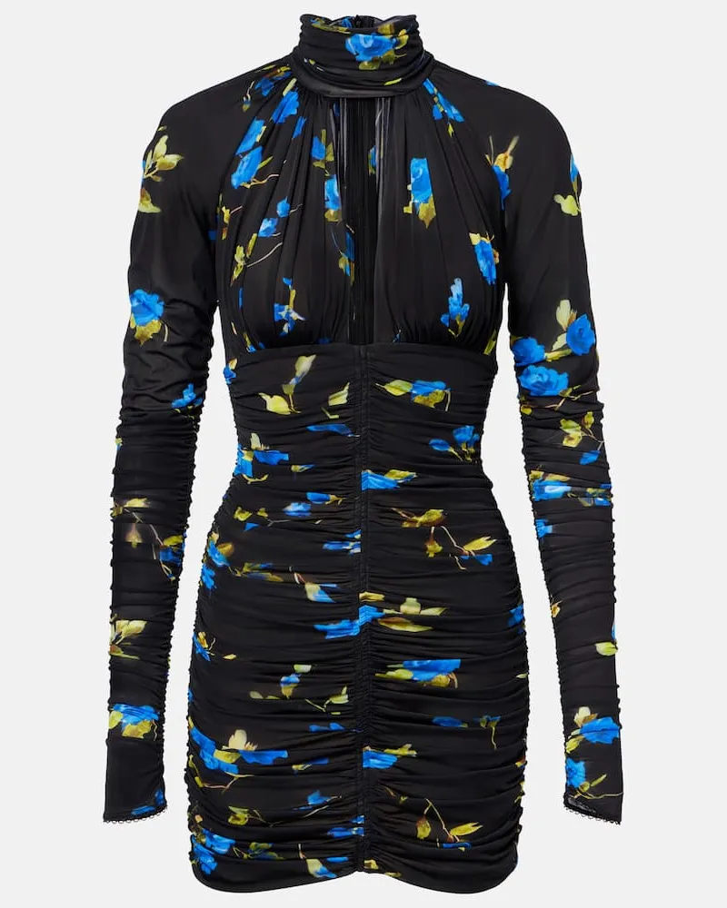 Blumarine Minikleid aus Jersey Schwarz