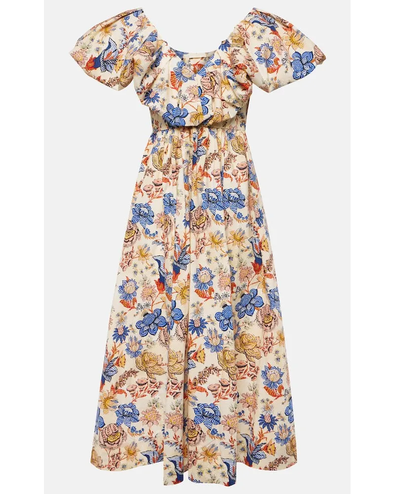 Ulla Johnson Maxikleid Francesca aus Baumwollpopeline Multicolor