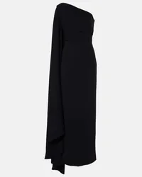 Solace London One-Shoulder-Robe Daria Schwarz