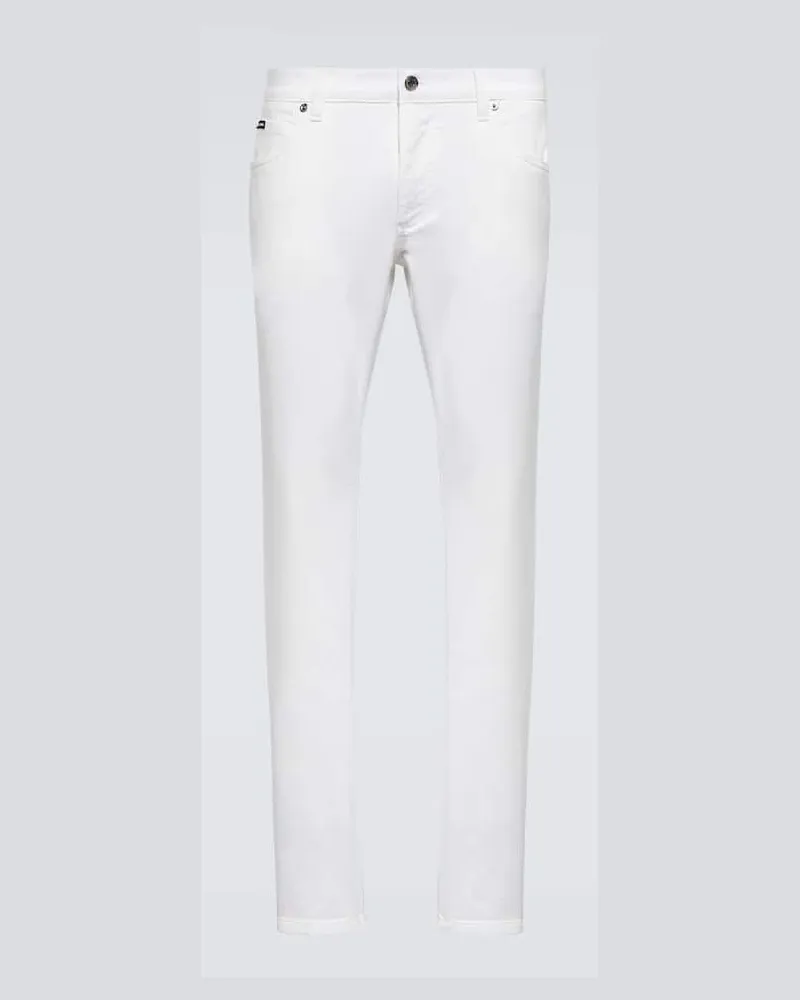 Dolce & Gabbana Skinny Jeans Weiß